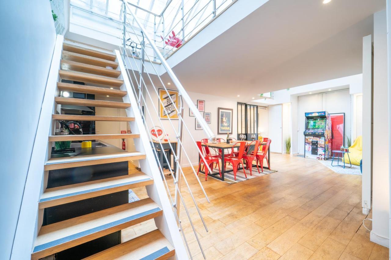 Loft Familial Au Coeur De Paris Avec Clim, Arcade Et Baby-Foot Proche Republique Et Canal St Martin Dış mekan fotoğraf