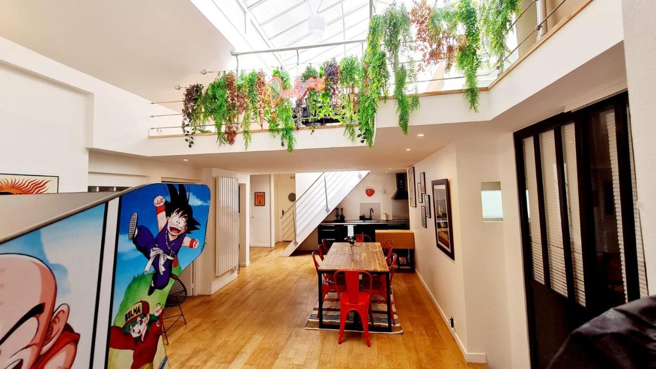 Loft Familial Au Coeur De Paris Avec Clim, Arcade Et Baby-Foot Proche Republique Et Canal St Martin Dış mekan fotoğraf