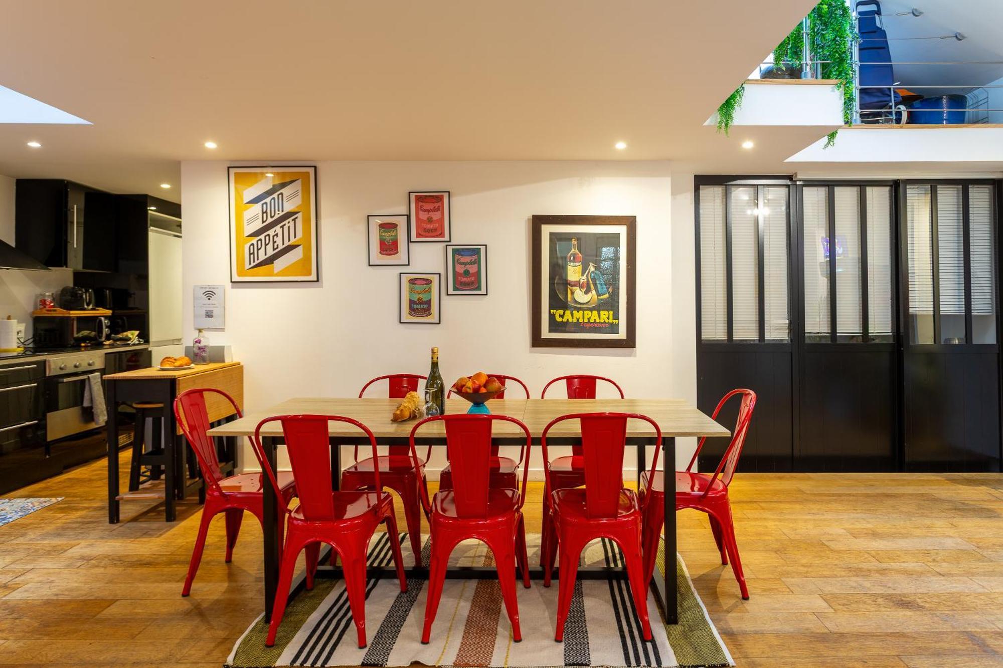 Loft Familial Au Coeur De Paris Avec Clim, Arcade Et Baby-Foot Proche Republique Et Canal St Martin Dış mekan fotoğraf